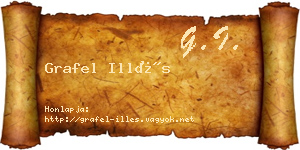 Grafel Illés névjegykártya